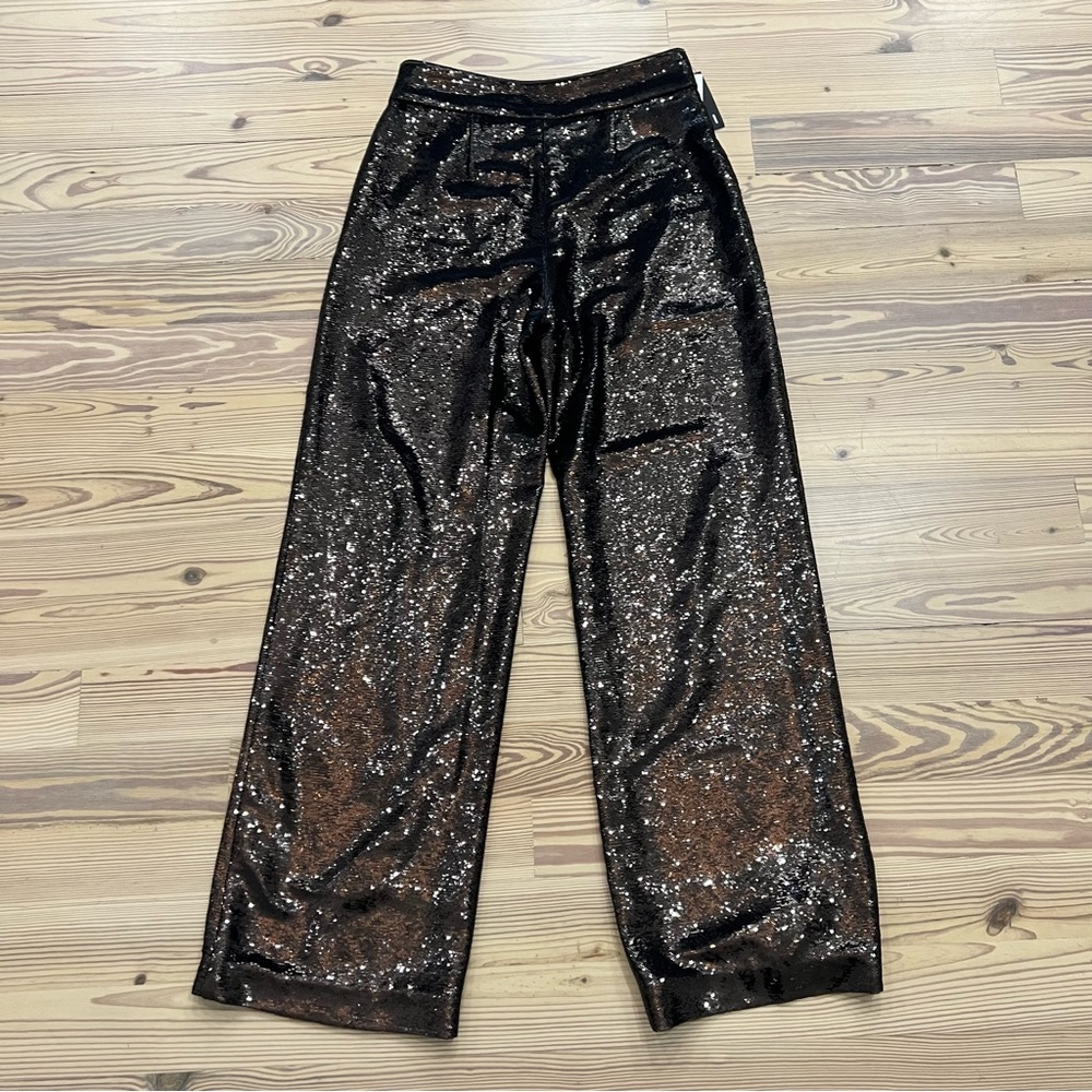 Golden Goose Gwenyth Black Sequin Pants Size 40 - Picture 5 of 7